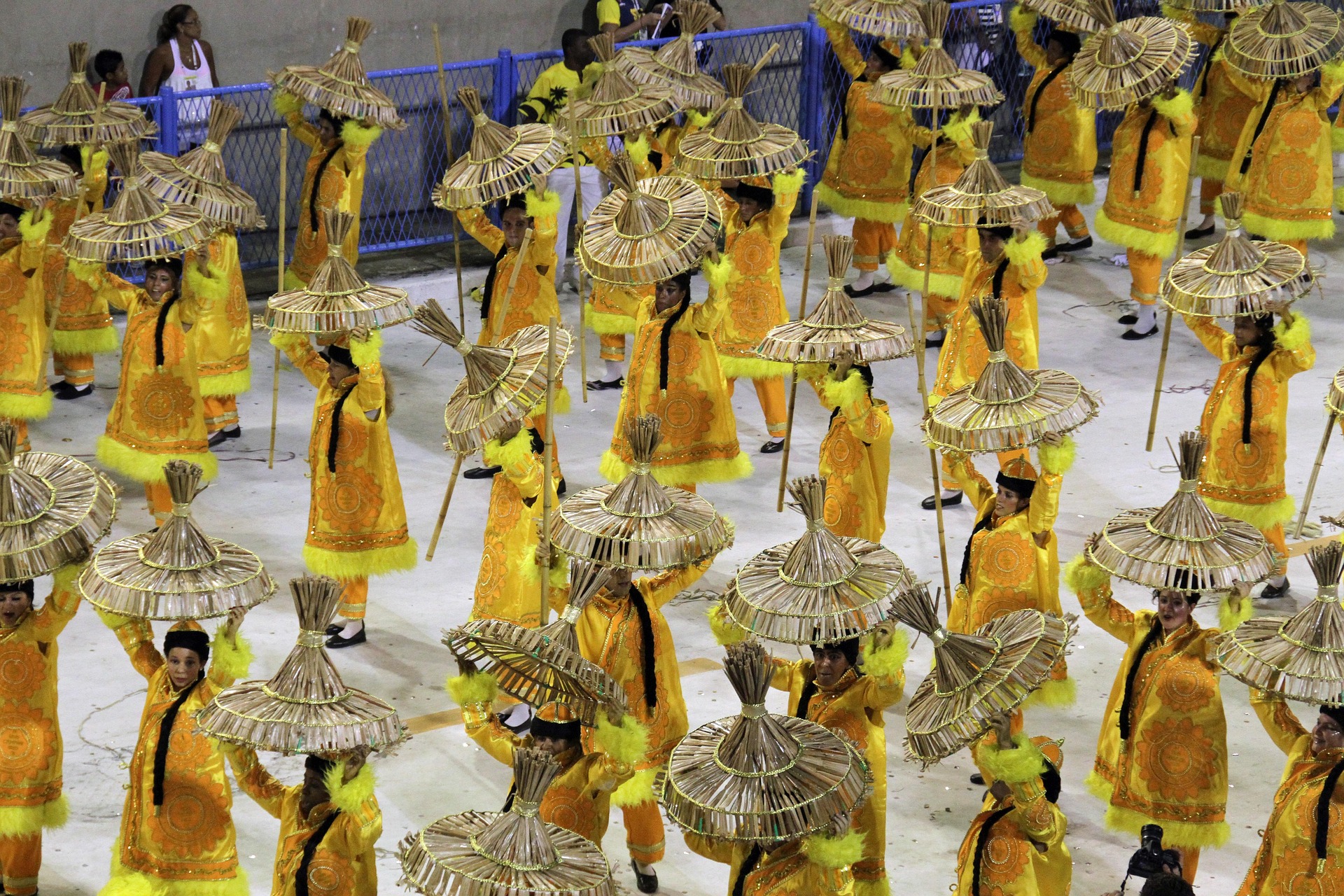 Parade tijdens het carnaval in Rio de Janeiro