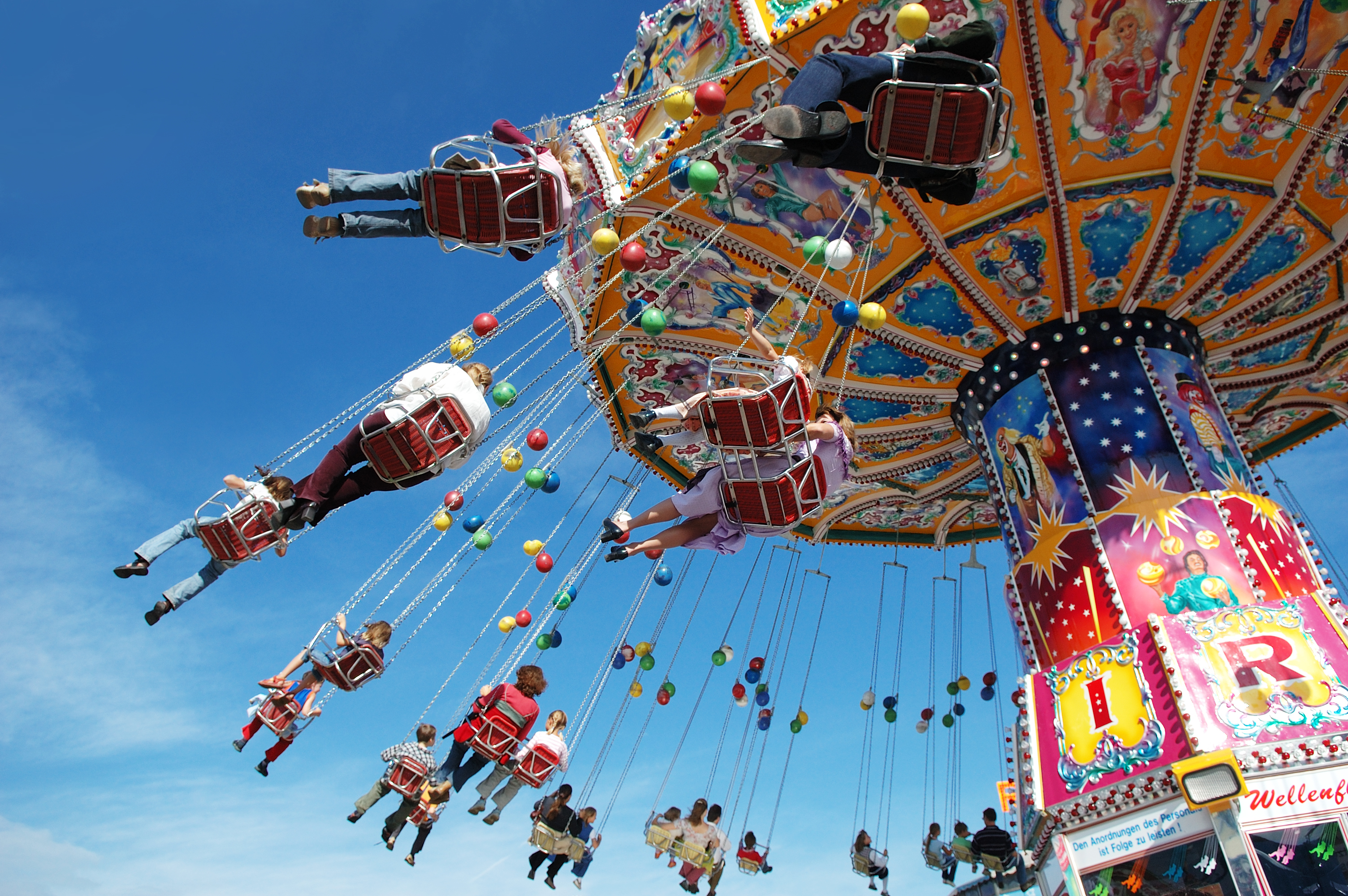 Fahrgeschäft auf dem Oktoberfest in München